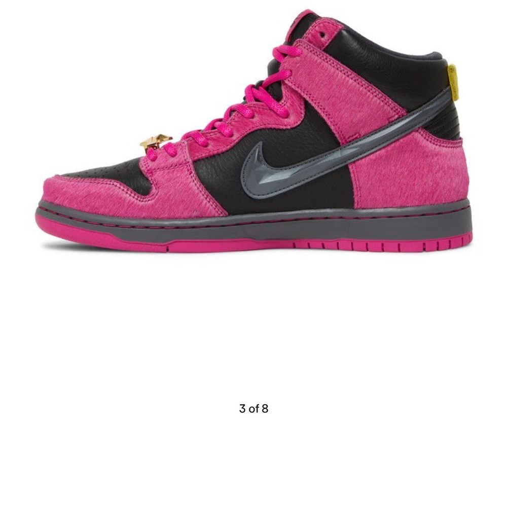 Nike Dunk High Pink and Black Sneakers